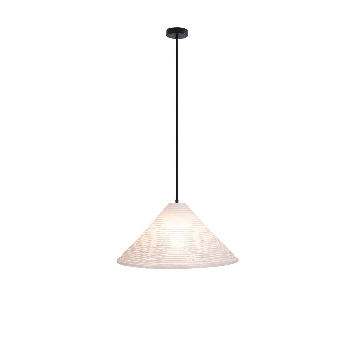 Conic Paper Pyramid Pendant Lamp - Letslighting