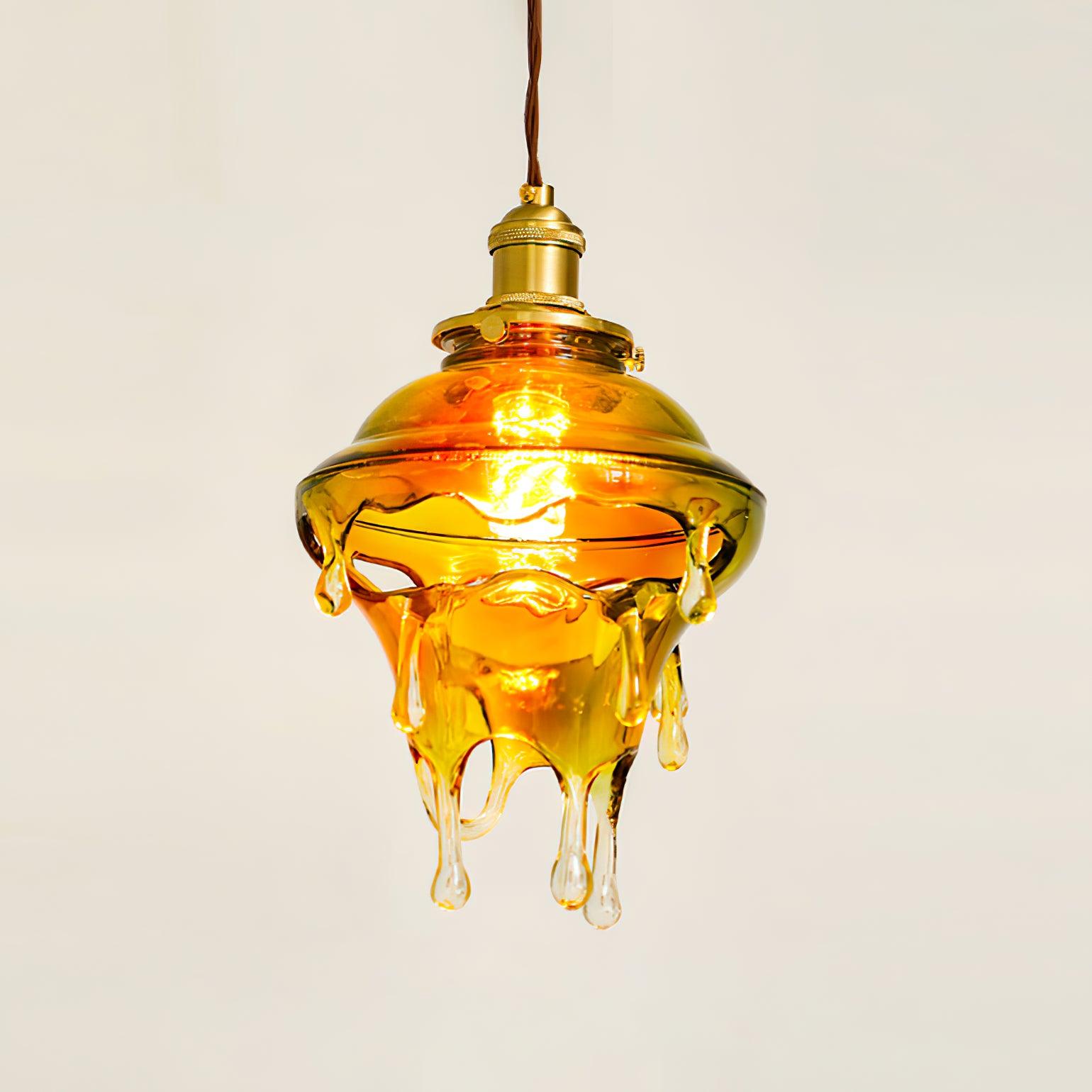 Pendant Lamp Iridescent Water Drop Shade Artistic Glow - Letslighting