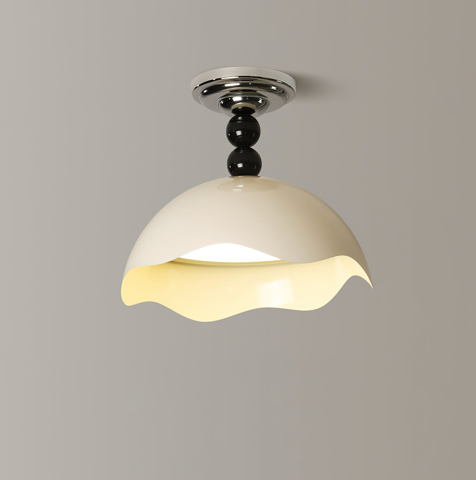 Erlorus Nordic Art Wave Crest Ceiling Lamp - Letslighting