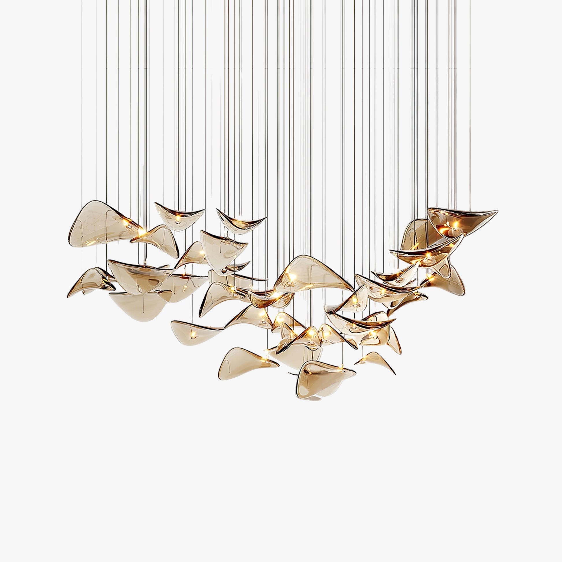Eurrinia Butterfly Gold Pendant Light - Letslighting