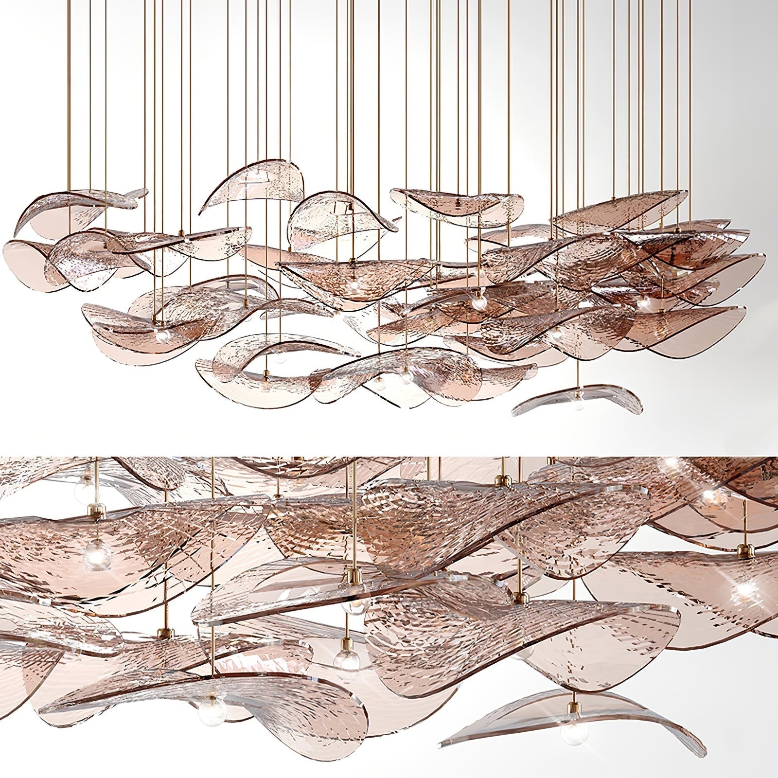 Eurrinia Butterfly Gold Pendant Light - Letslighting