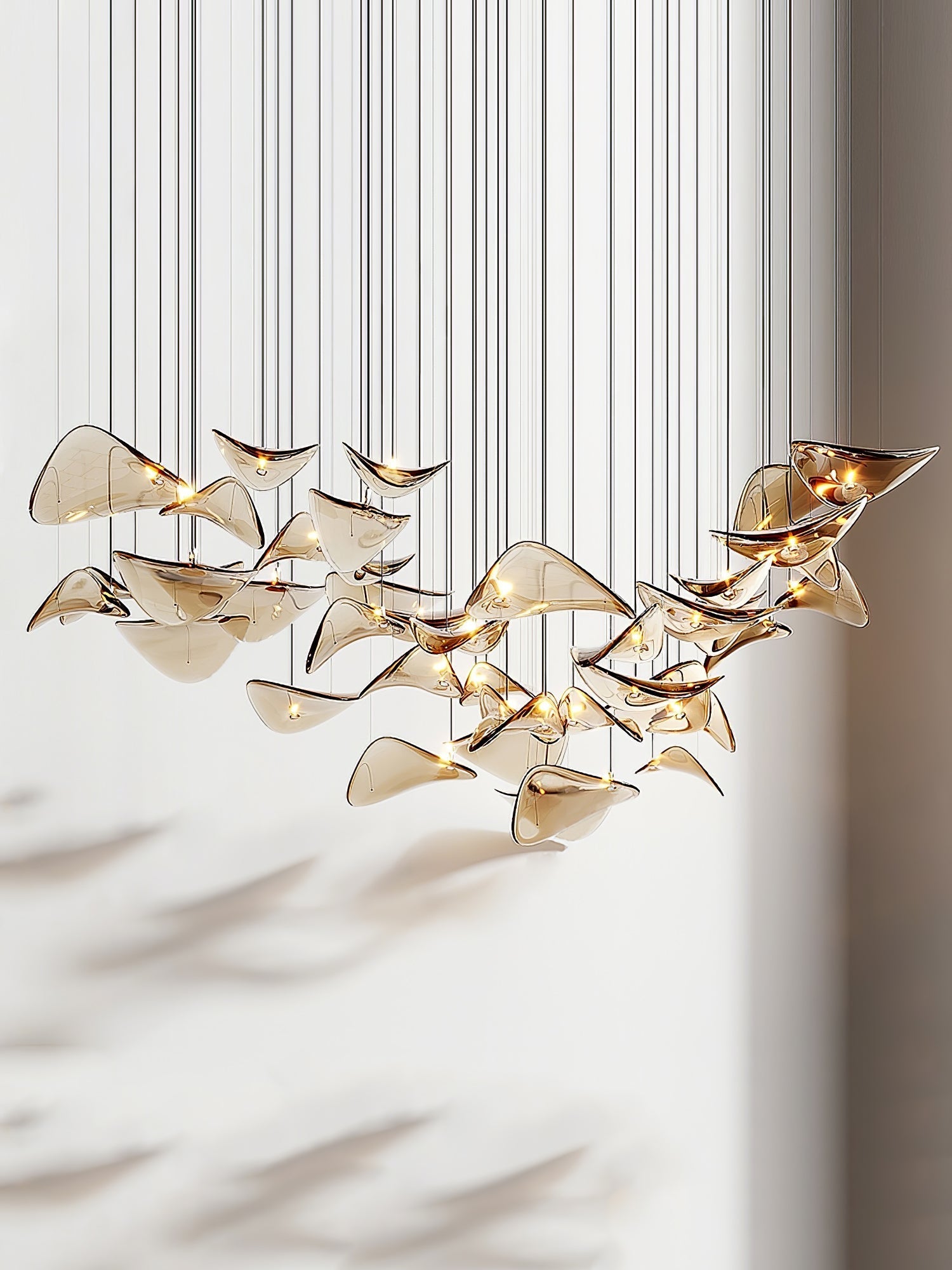 Eurrinia Butterfly Gold Pendant Light - Letslighting