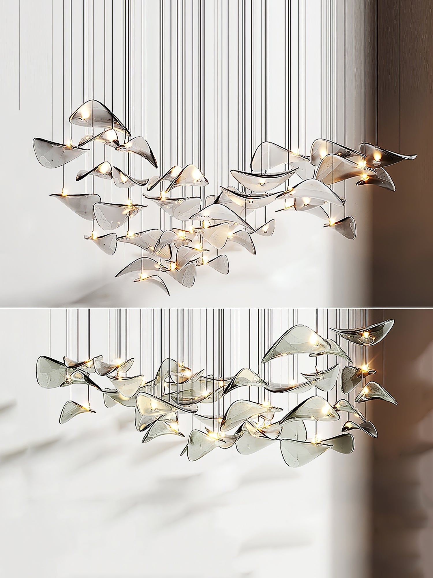 Eurrinia Butterfly Gold Pendant Light - Letslighting