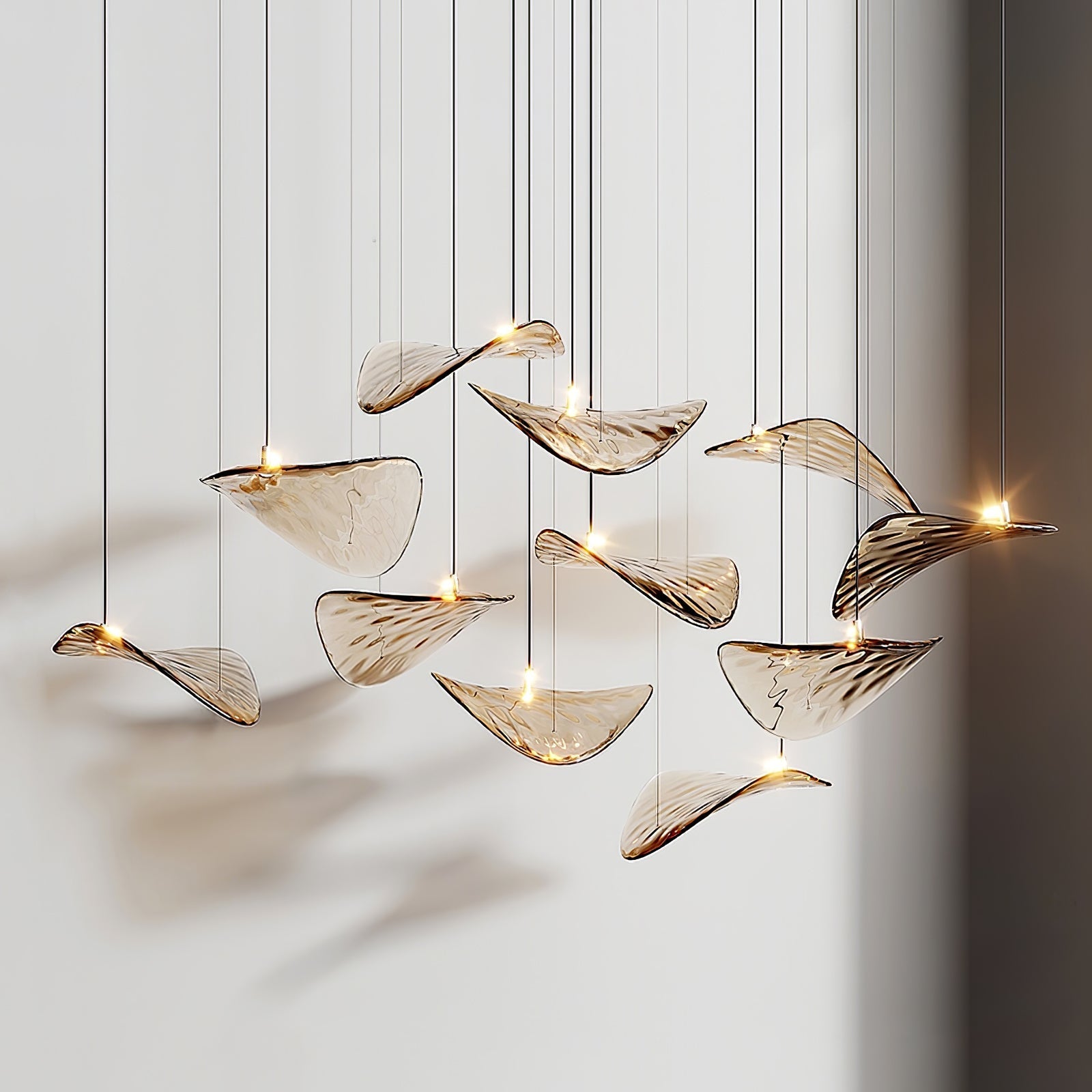 Eurrinia Butterfly Gold Pendant Light - Letslighting
