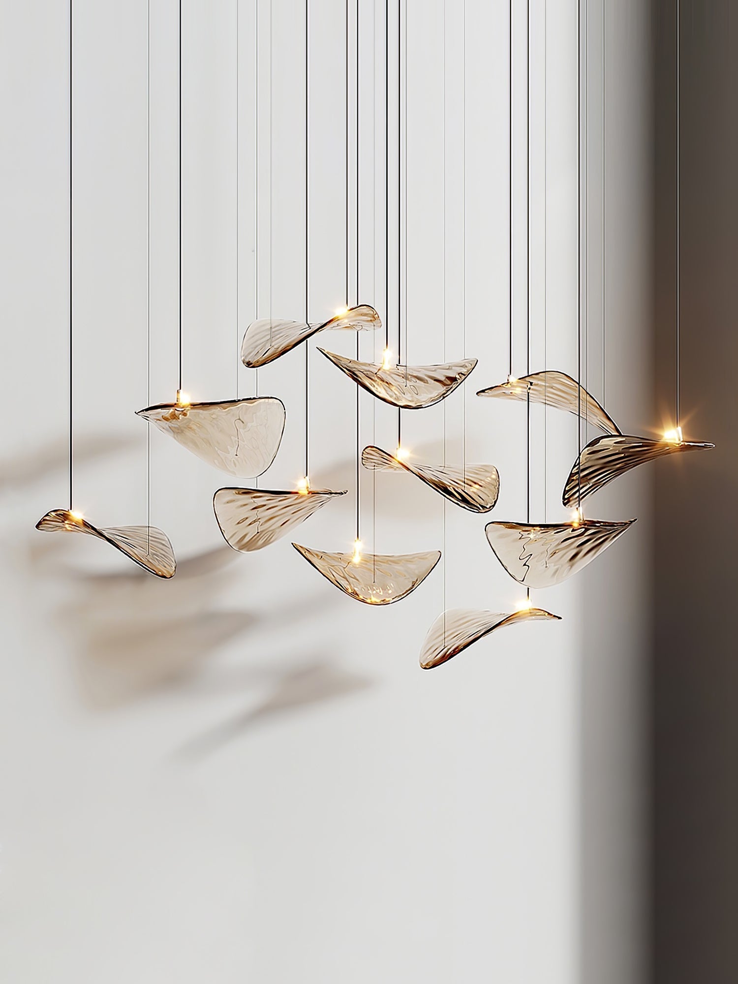 Eurrinia Butterfly Gold Pendant Light - Letslighting