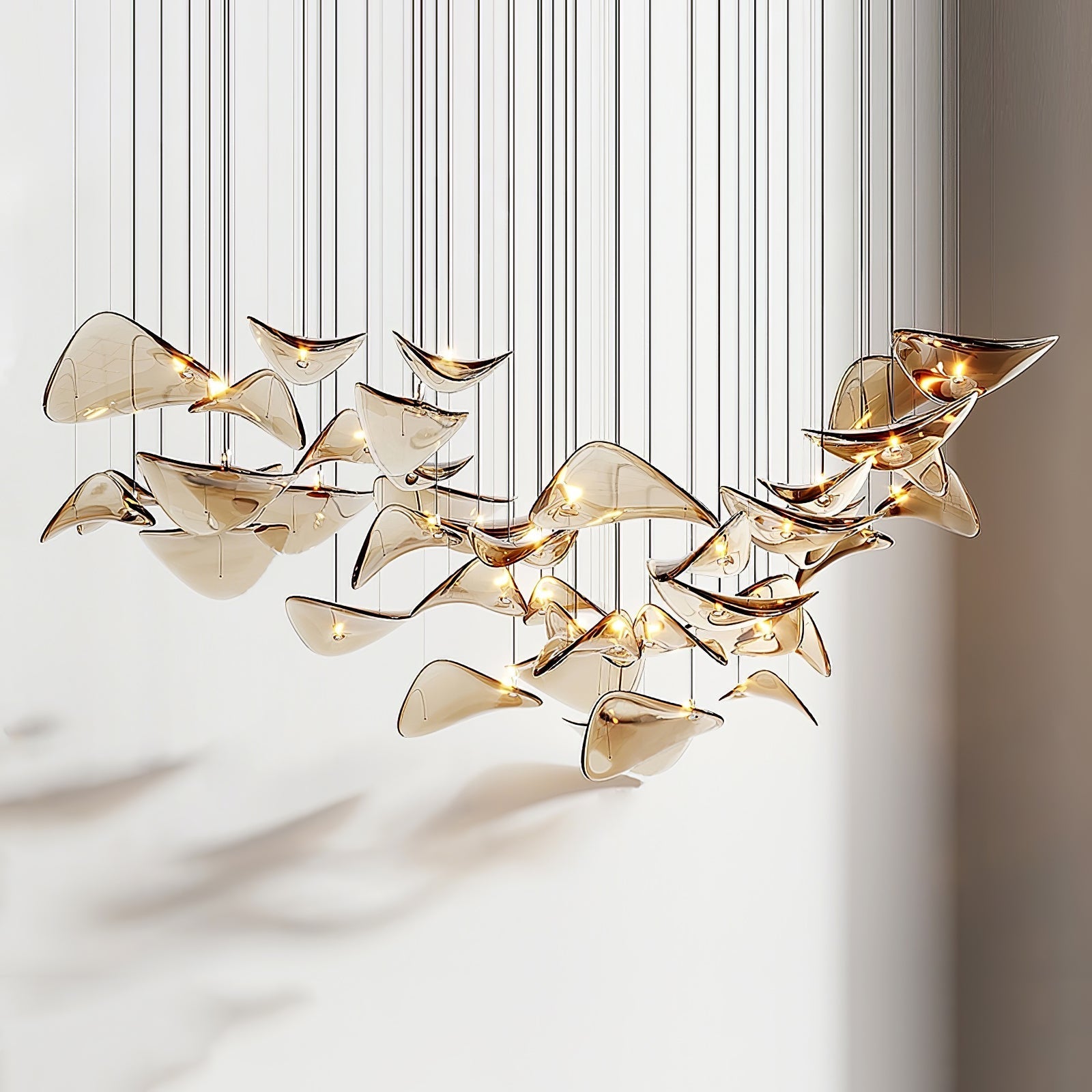 Eurrinia Butterfly Gold Pendant Light - Letslighting
