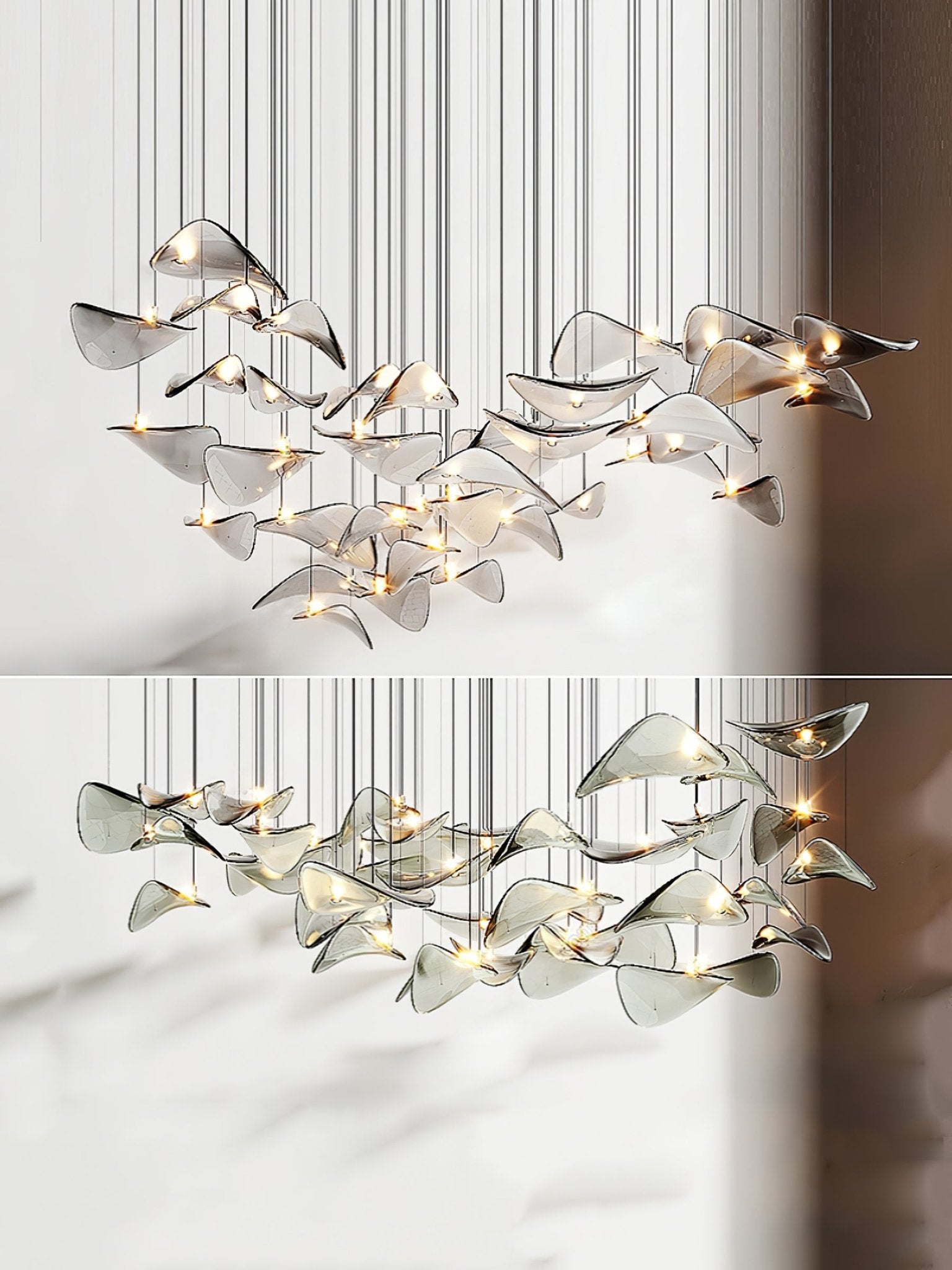 Eurrinia Butterfly Gold Pendant Light - Letslighting