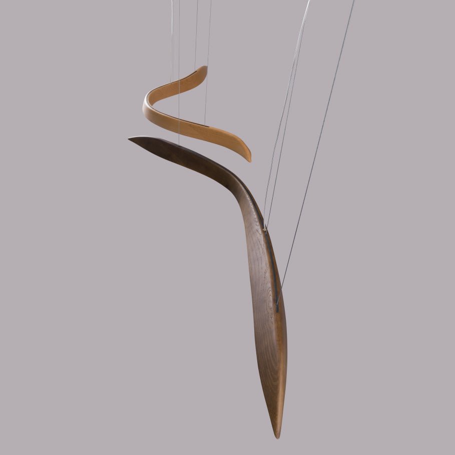 Flow Minimalist Wood Pendant Lamp - Letslighting