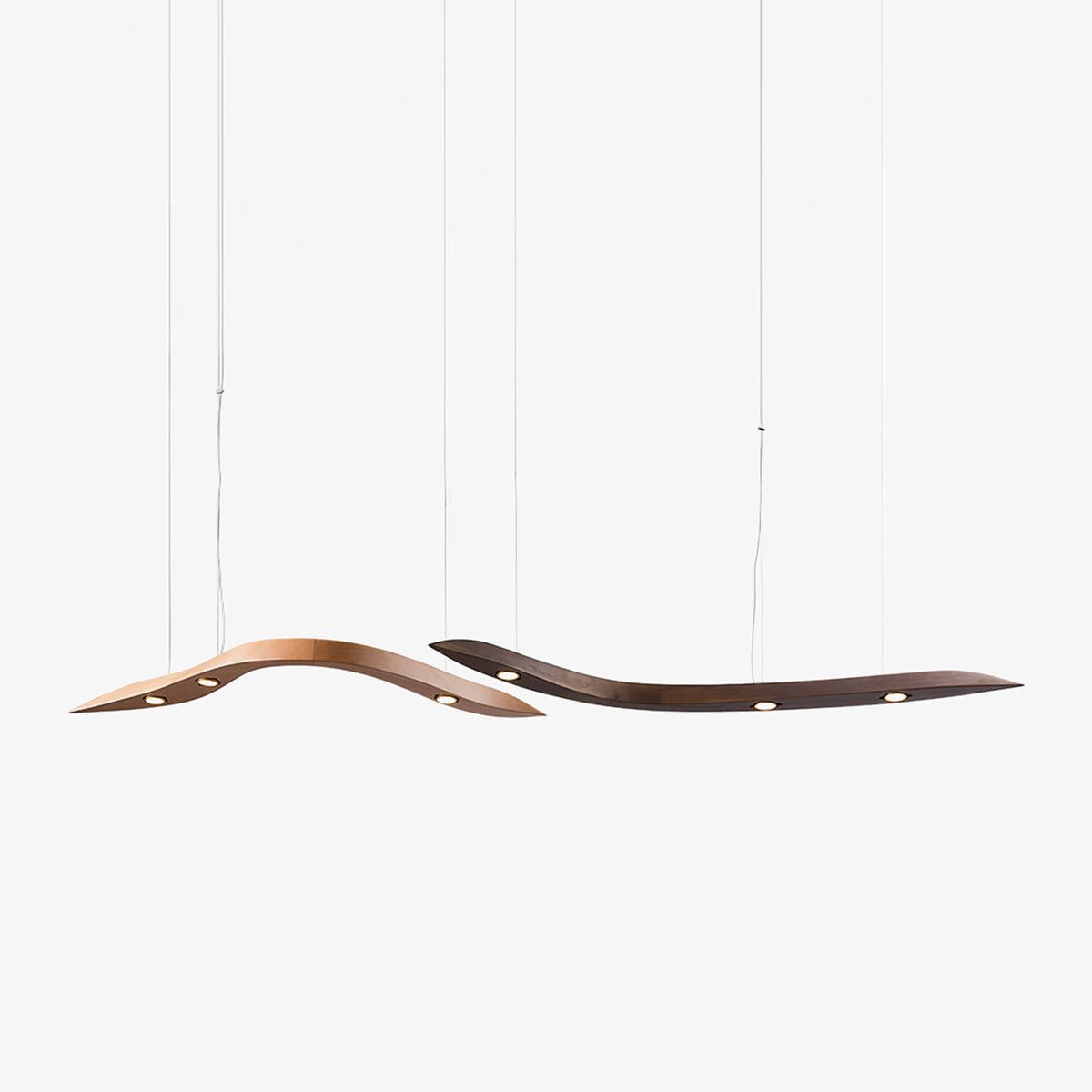 Flow Minimalist Wood Pendant Lamp - Letslighting