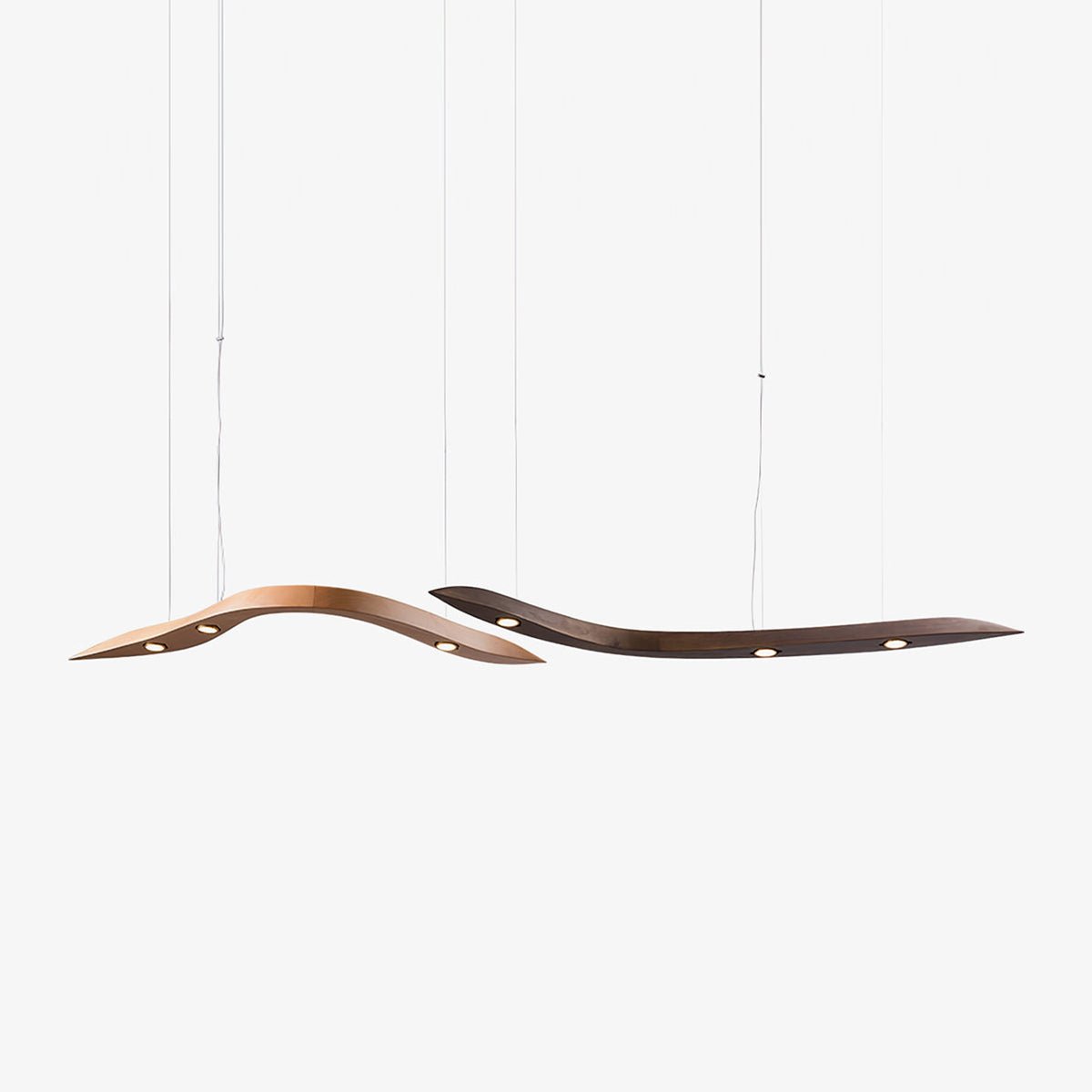 Flow Minimalist Wood Pendant Lamp - Letslighting