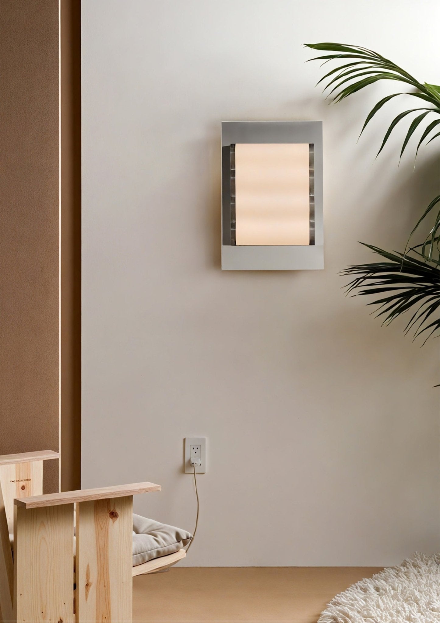 Wave Contemporary Fabric Wall lamp - Letslighting