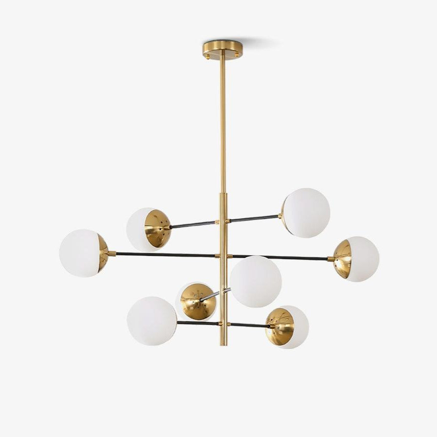 Lustra Chandelier Waverly Glass Elegant - Letslighting