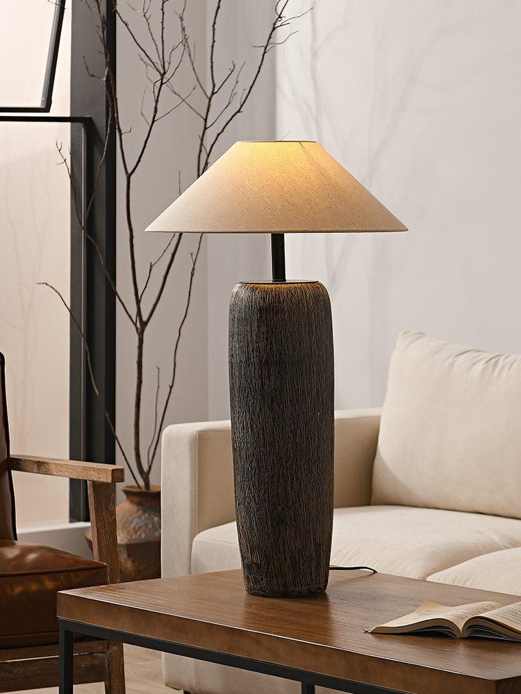 Weathered Wood Grain Floor Lamp - Blowlighting