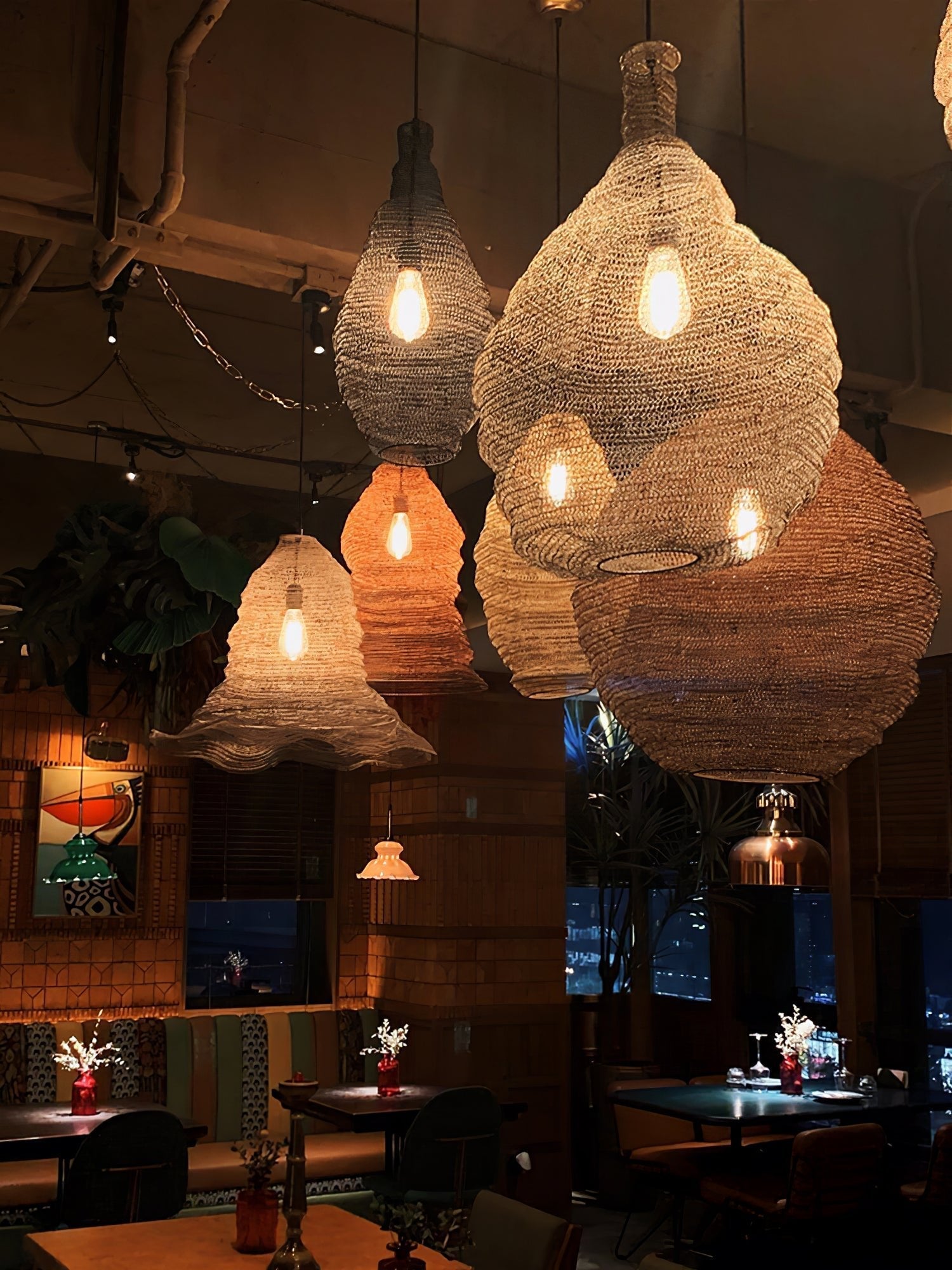 Hive Industrial Wire Pendant Lamps - Letslighting