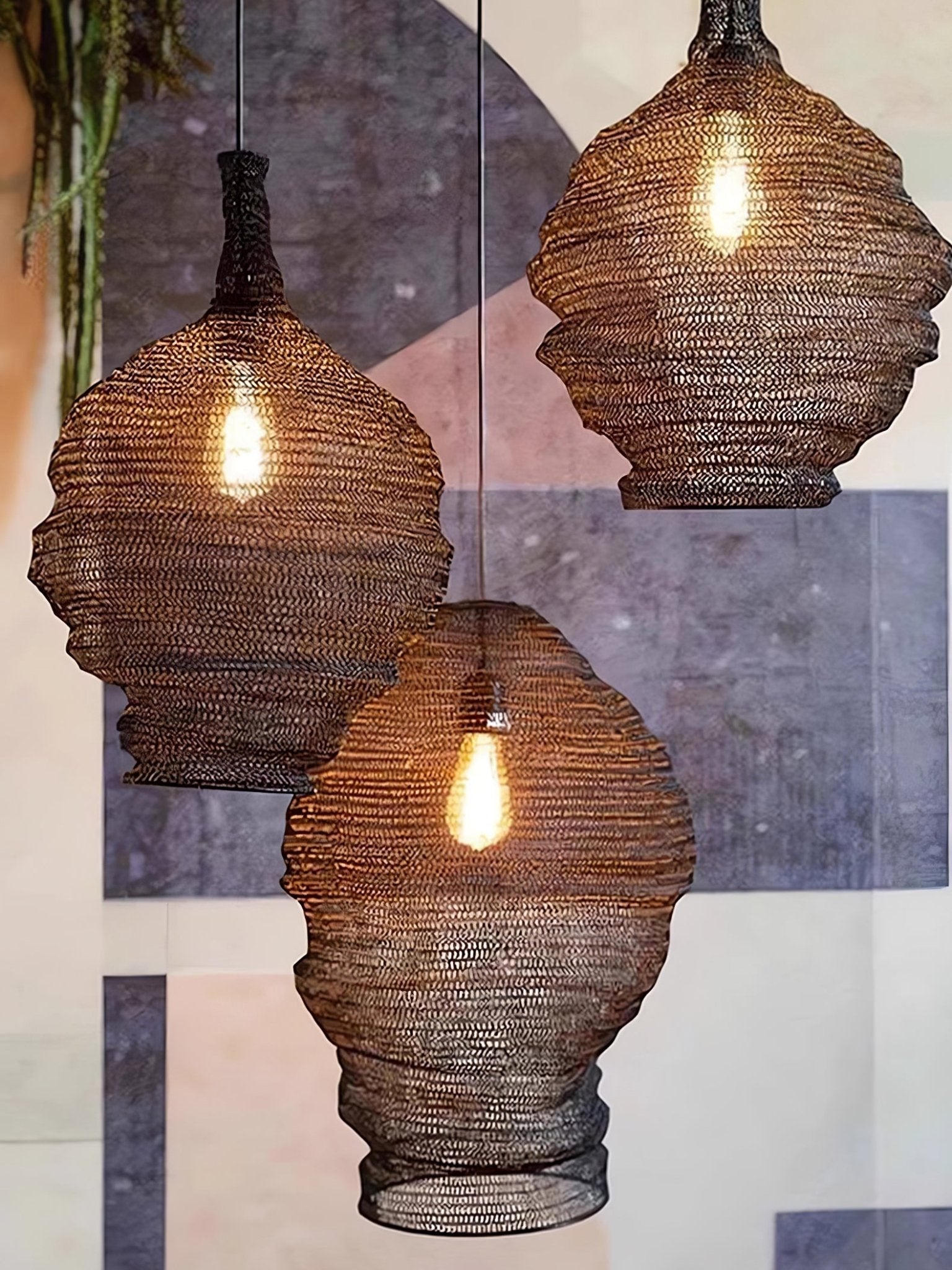 Hive Industrial Wire Pendant Lamps - Letslighting