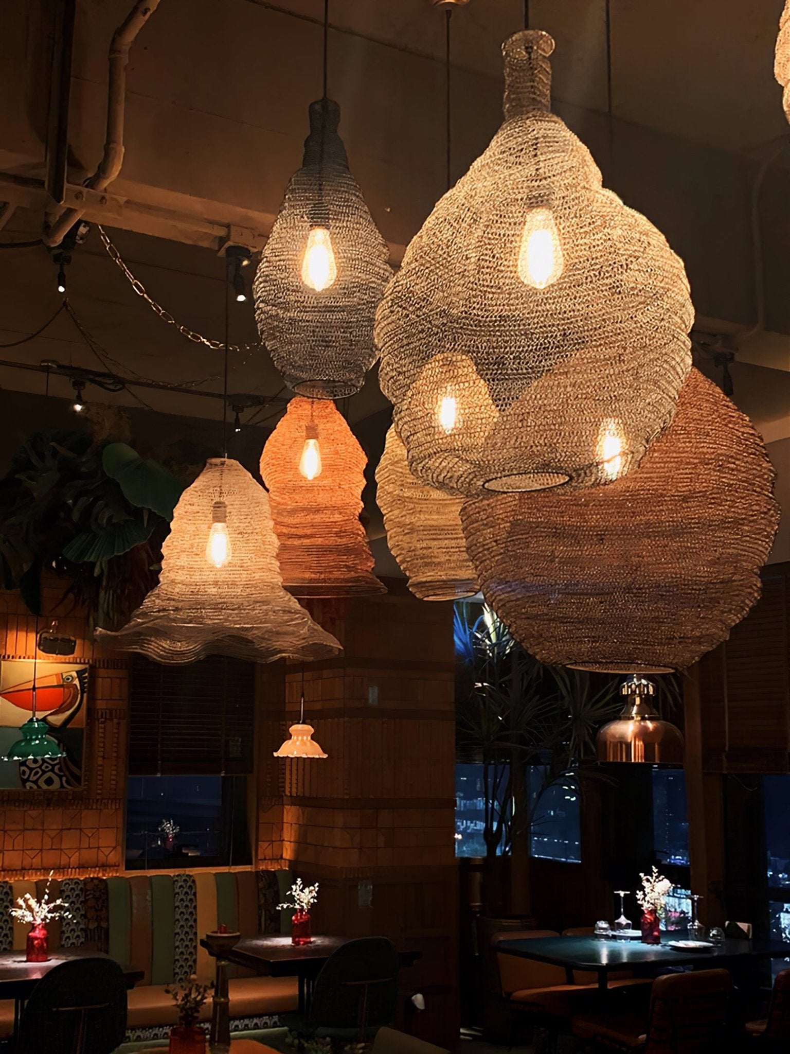 Hive Industrial Wire Pendant Lamps - Letslighting