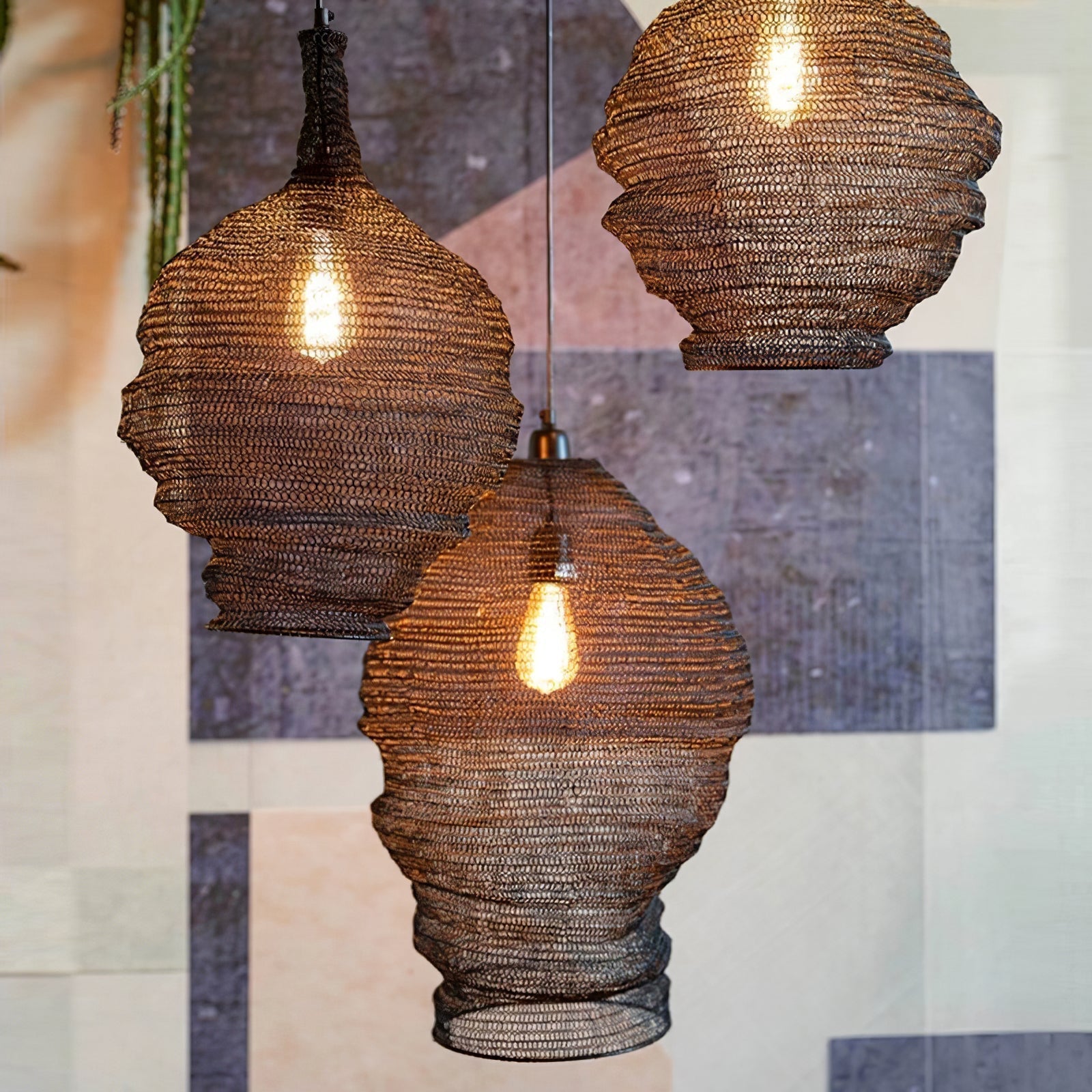 Hive Industrial Wire Pendant Lamps - Letslighting