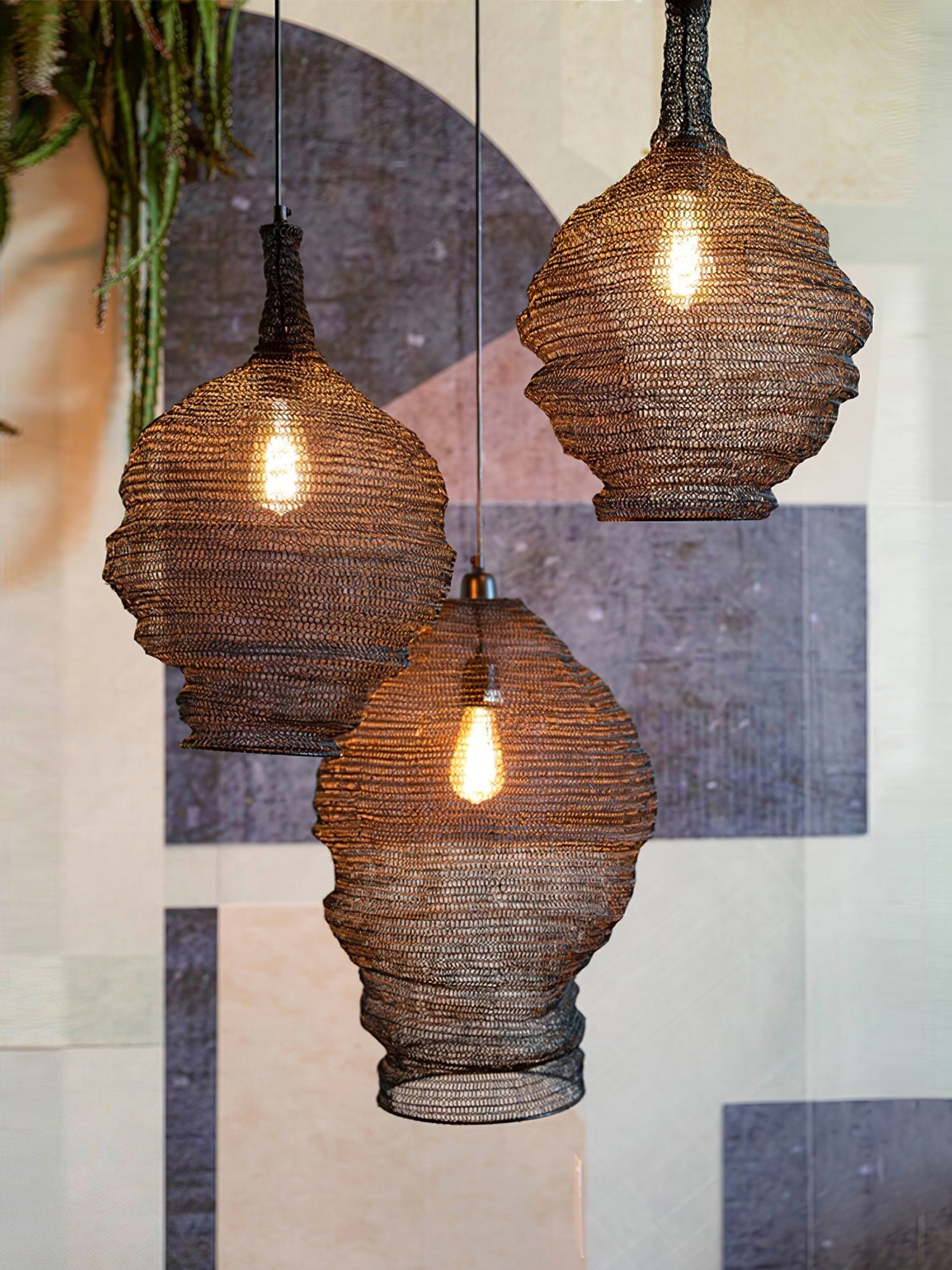 Hive Industrial Wire Pendant Lamps - Letslighting