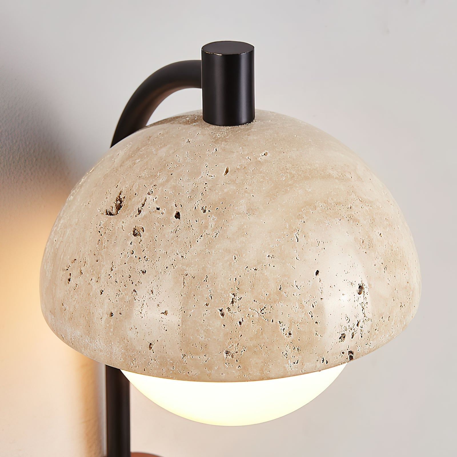 Civarir Modern Minimalist Beige Travertine Wall Lamp - Letslighting