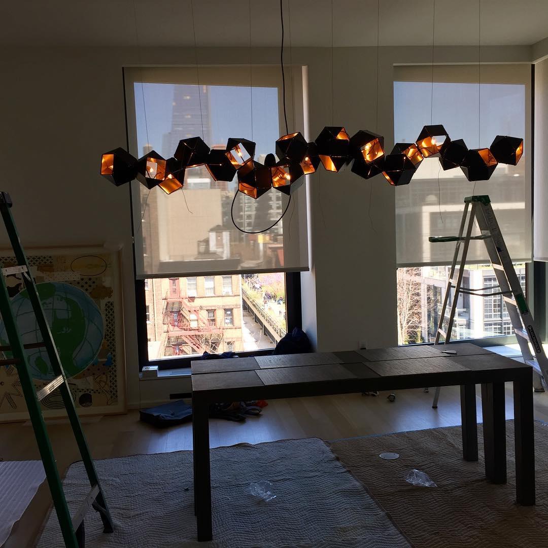 Lustra Chandelier Geometric Modern - Letslighting
