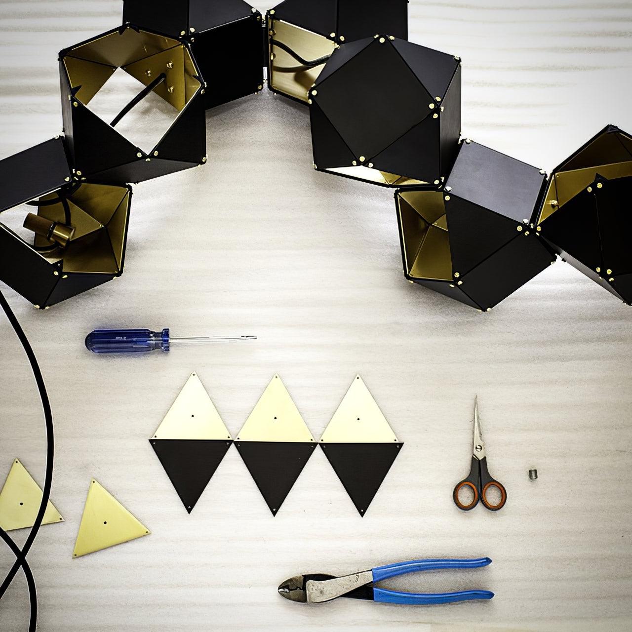 Lustra Chandelier Geometric Modern - Letslighting