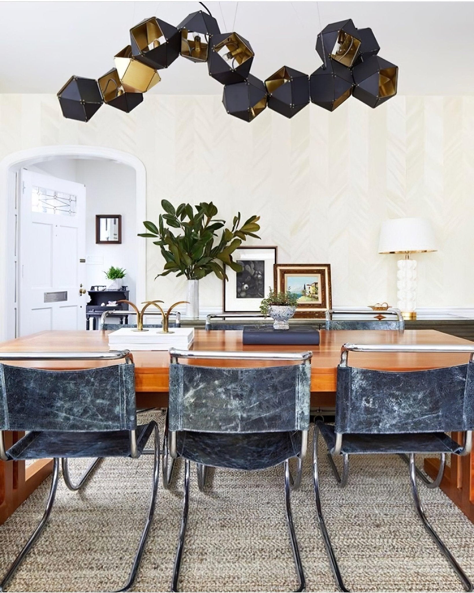 Lustra Chandelier Geometric Modern - Letslighting