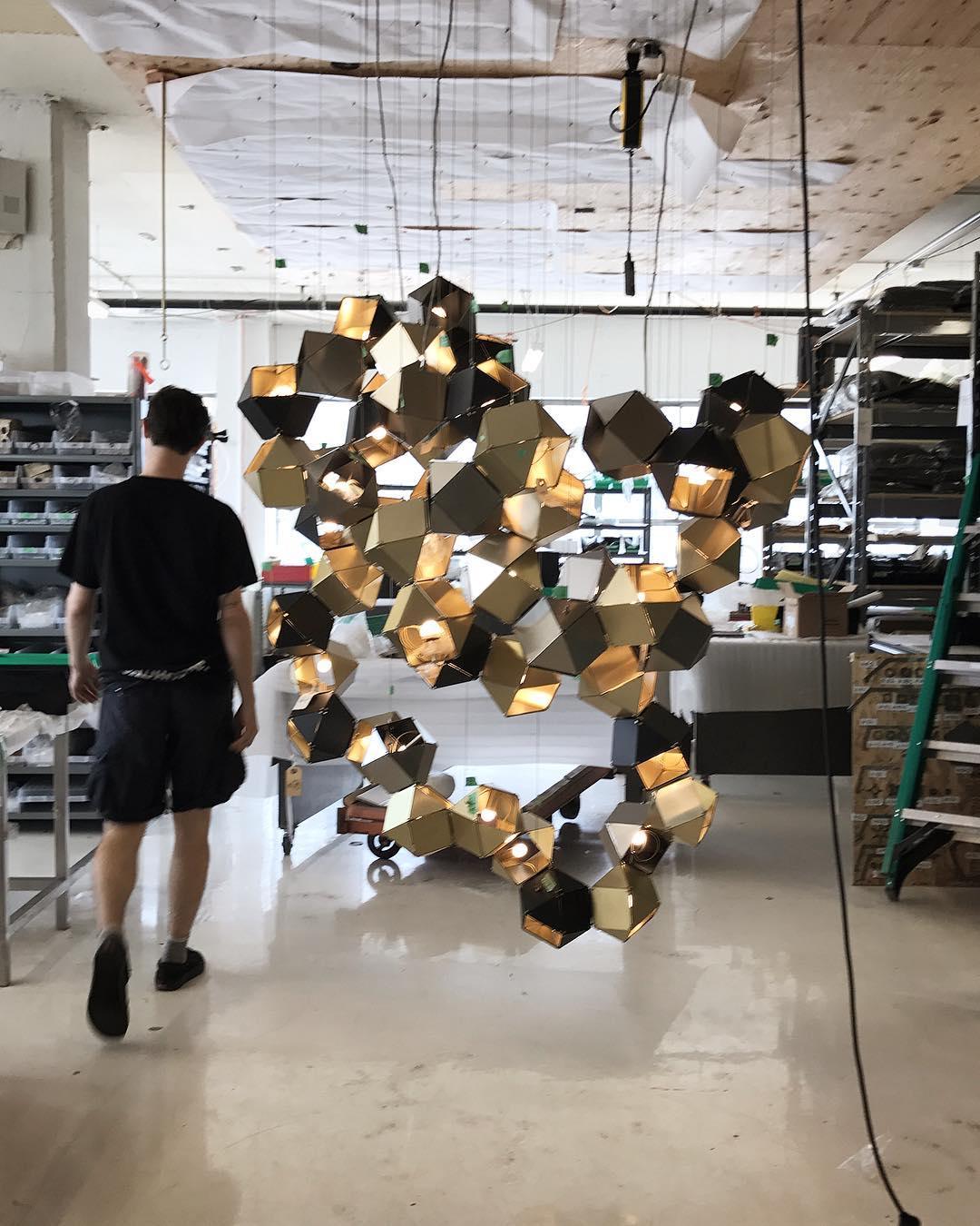 Lustra Chandelier Geometric Modern - Letslighting