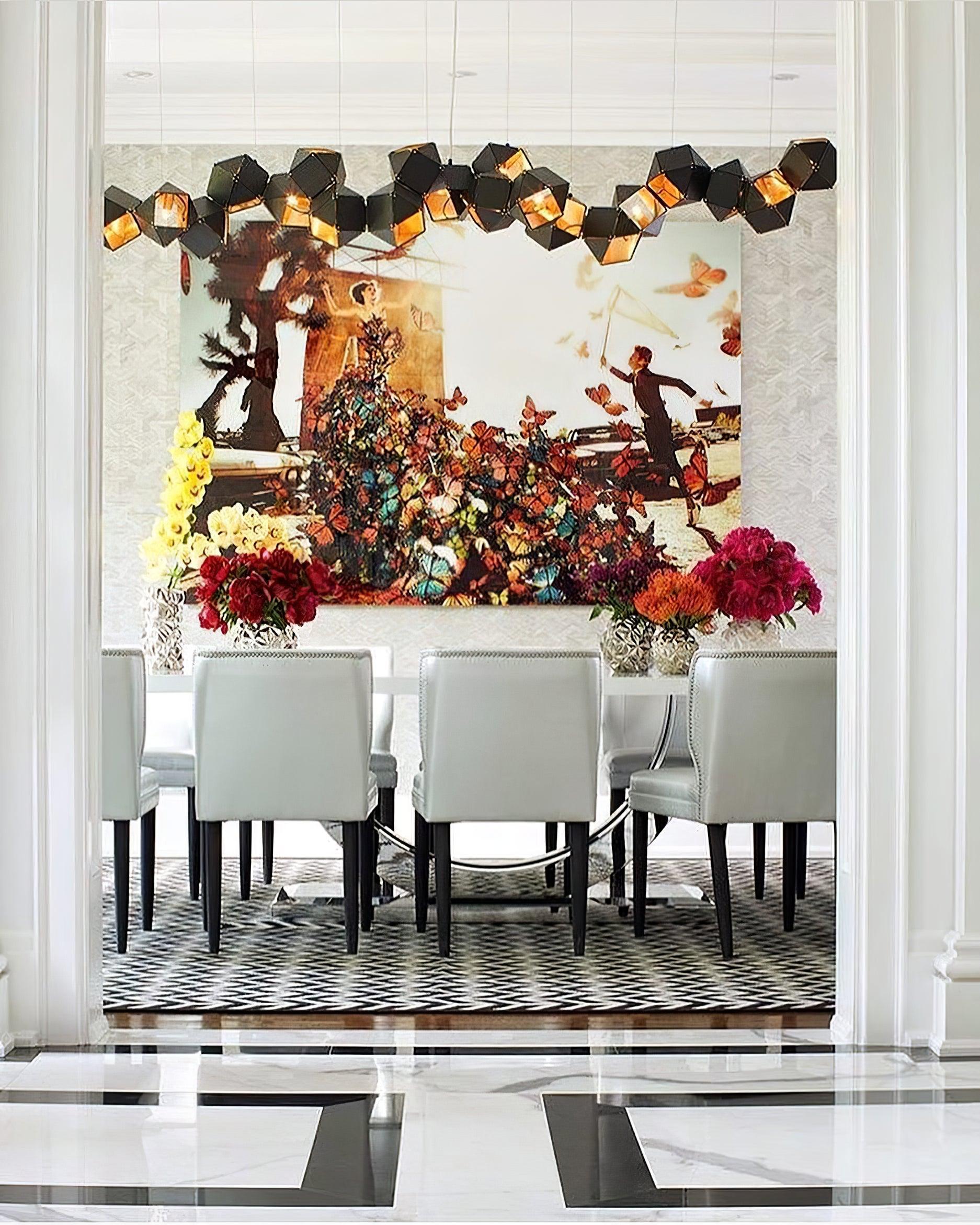 Lustra Chandelier Geometric Modern - Letslighting