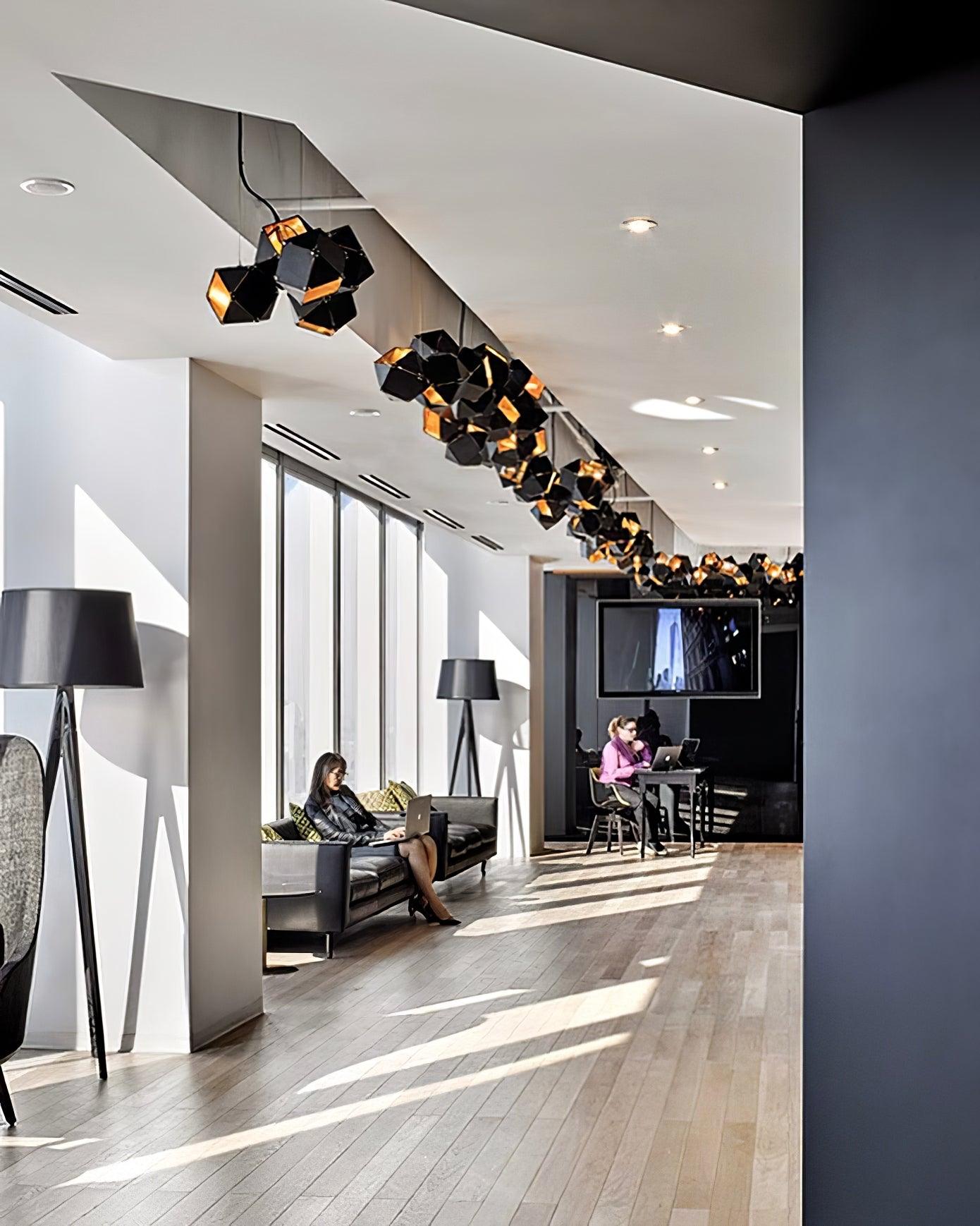 Lustra Chandelier Geometric Modern - Letslighting
