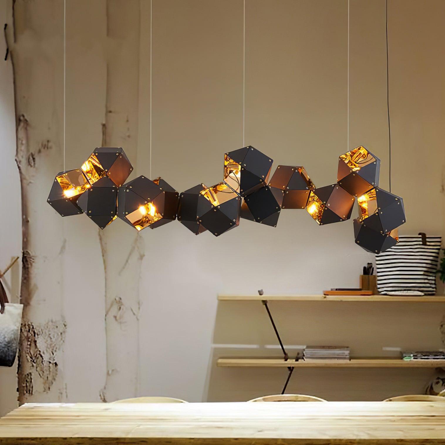 Lustra Chandelier Geometric Modern - Letslighting