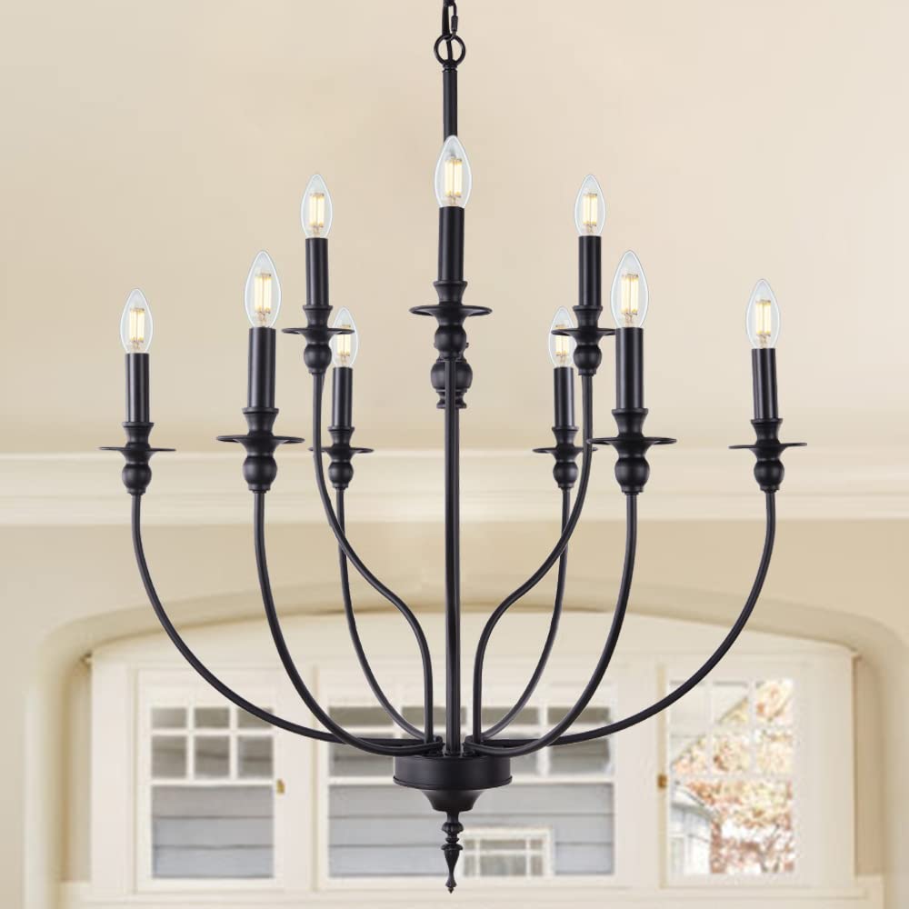 Silva Modern LED Chandelier Metal Bedroom Living Room