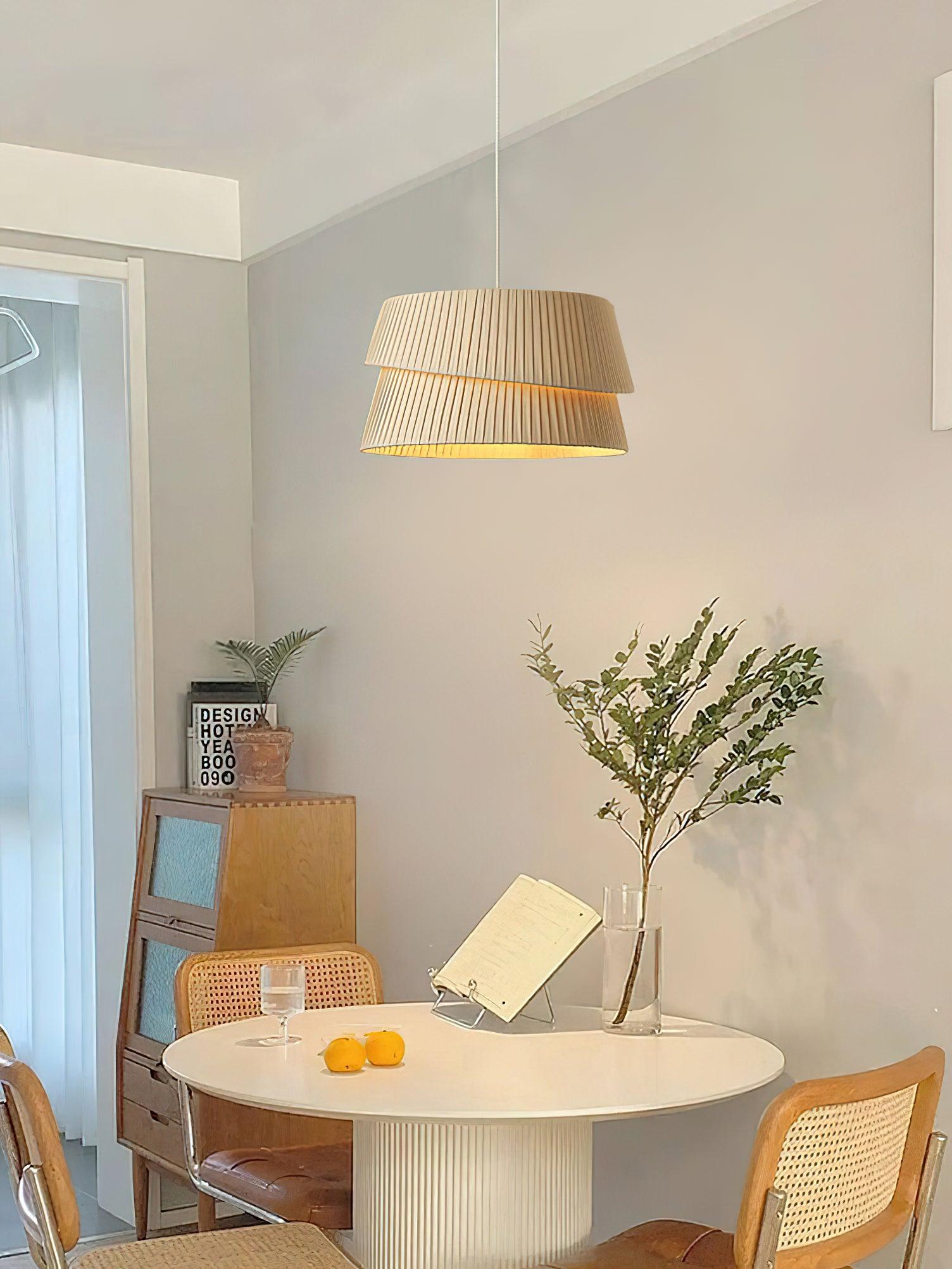 Zarion Fabric Scandinavian Pendant Light - Letslighting