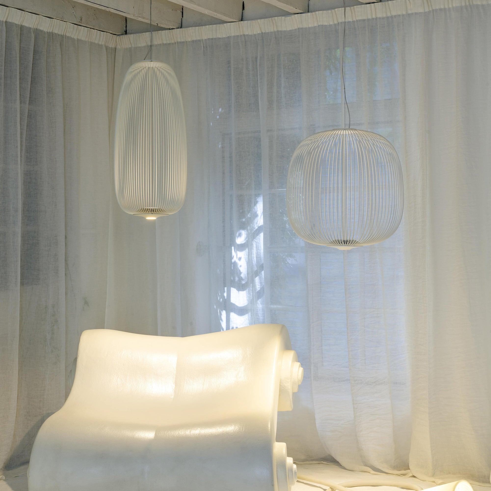 Aero Lightweight Spokes Cage Pendant Light