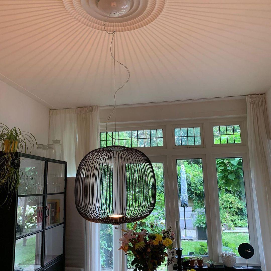 Aero Lightweight Spokes Cage Pendant Light