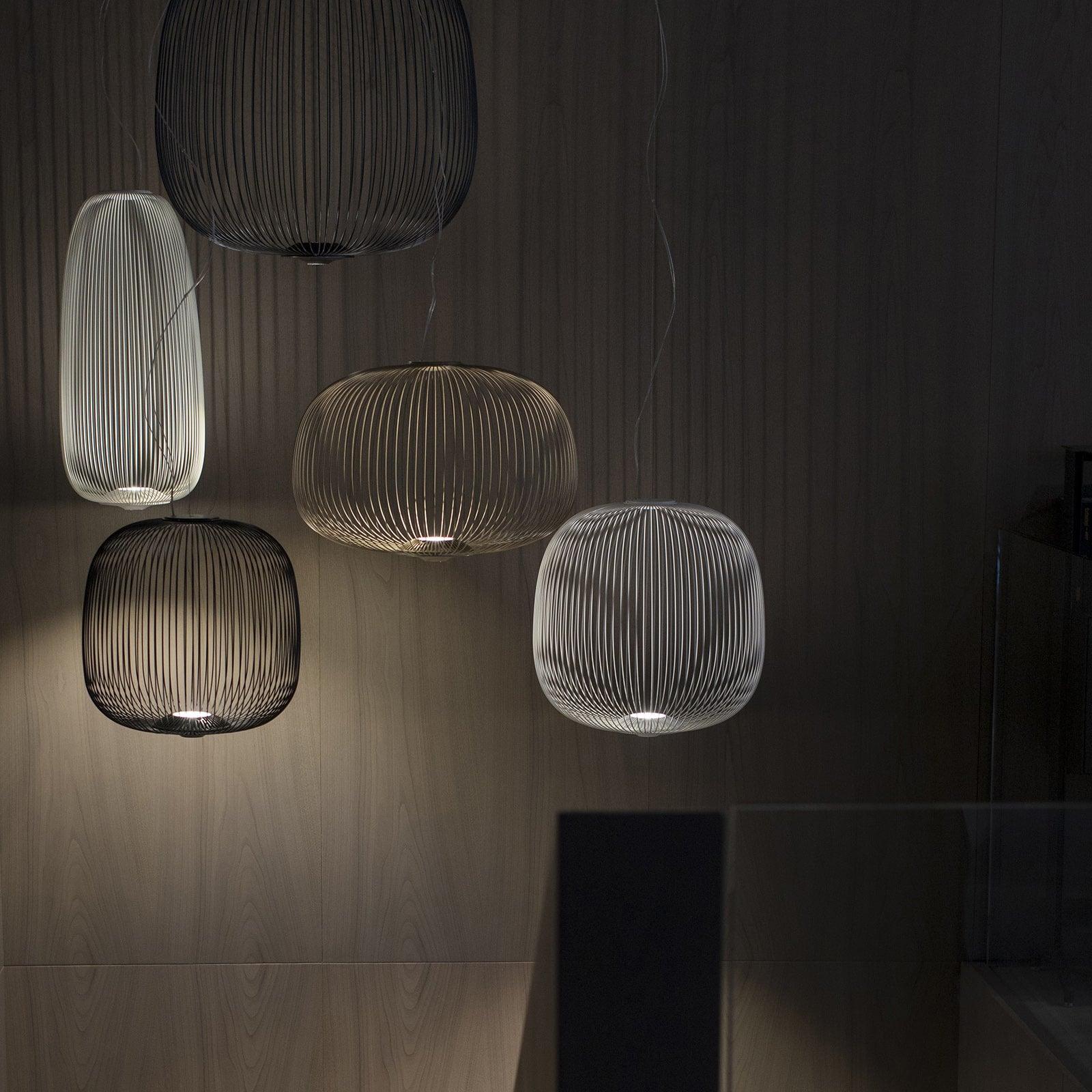 Aero Lightweight Spokes Cage Pendant Light