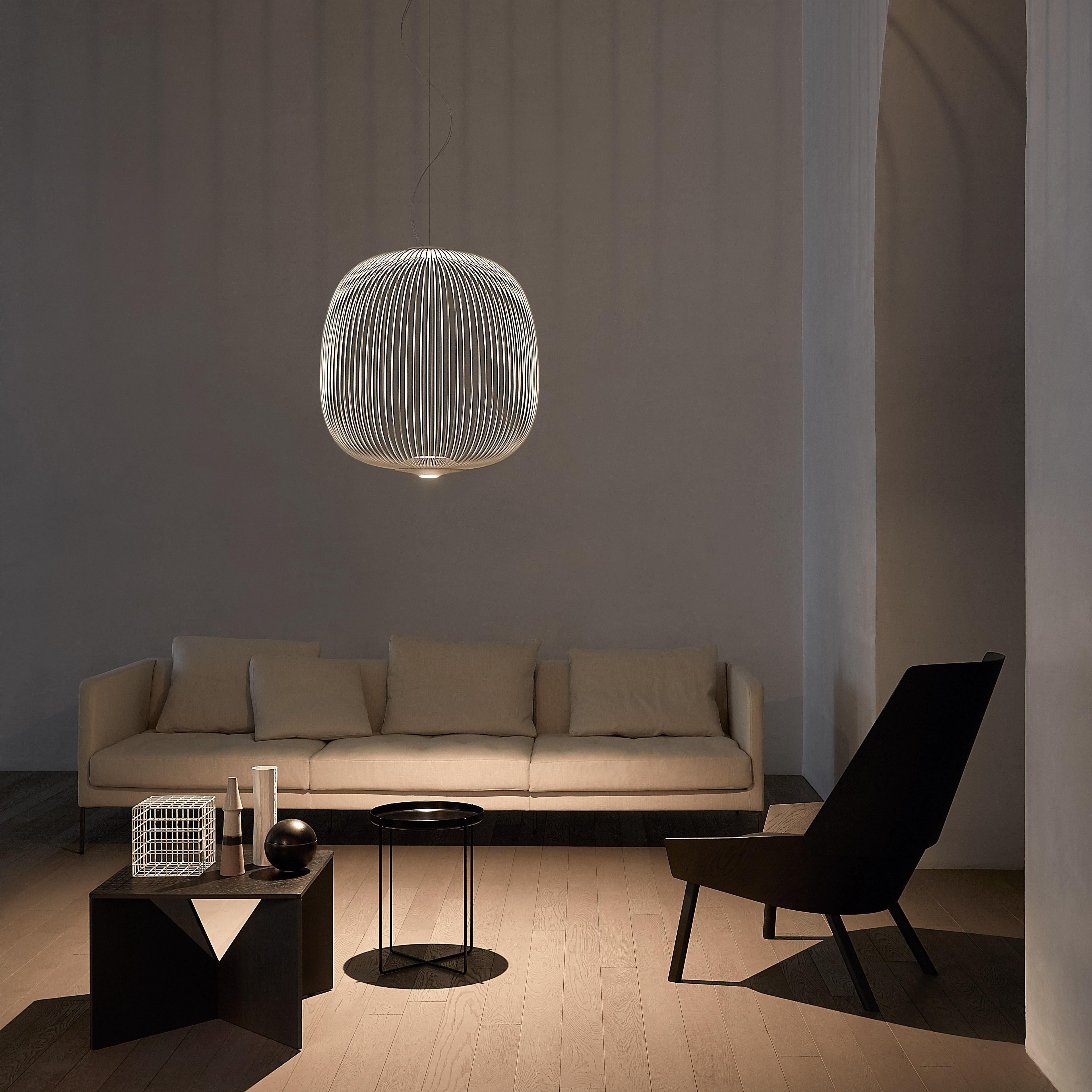 Aero Lightweight Spokes Cage Pendant Light