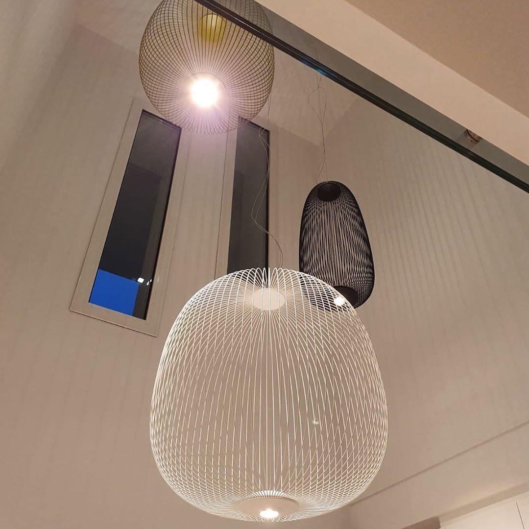Aero Lightweight Spokes Cage Pendant Light