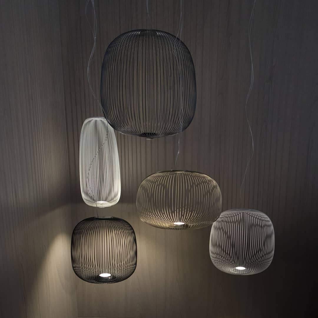 Aero Lightweight Spokes Cage Pendant Light