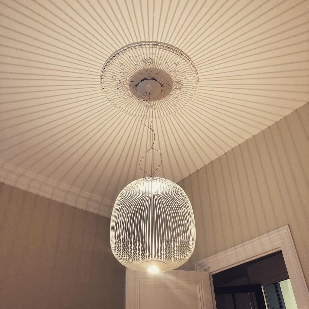 Aero Lightweight Spokes Cage Pendant Light