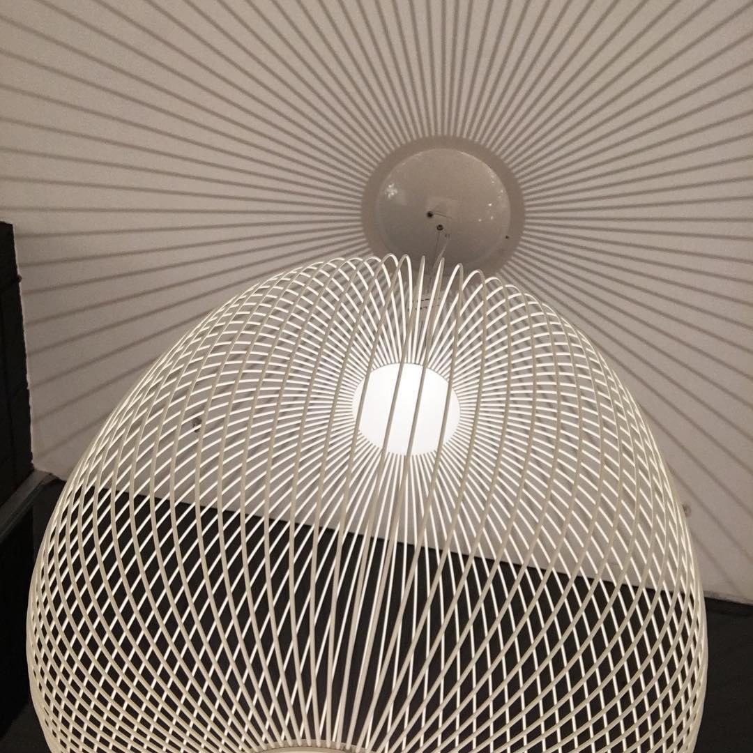 Aero Lightweight Spokes Cage Pendant Light