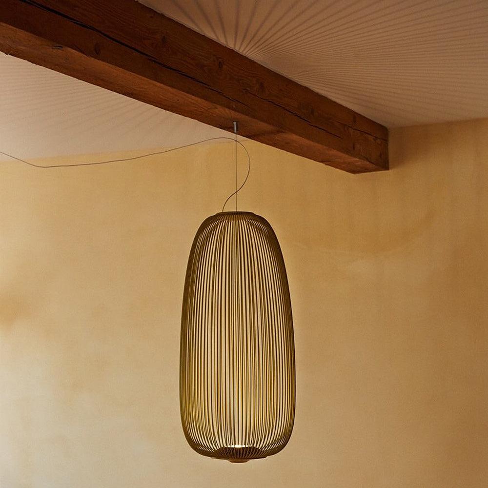Aero Lightweight Spokes Cage Pendant Light