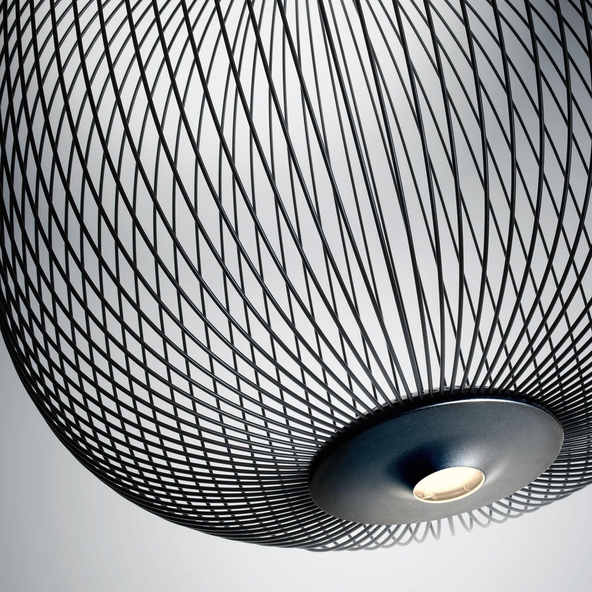 Aero Lightweight Spokes Cage Pendant Light