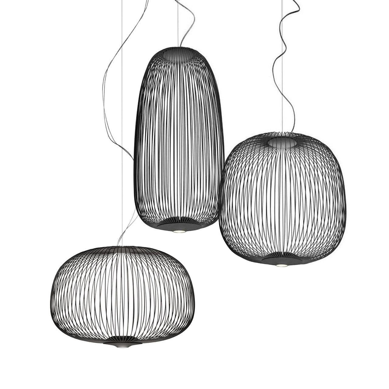 Aero Lightweight Spokes Cage Pendant Light