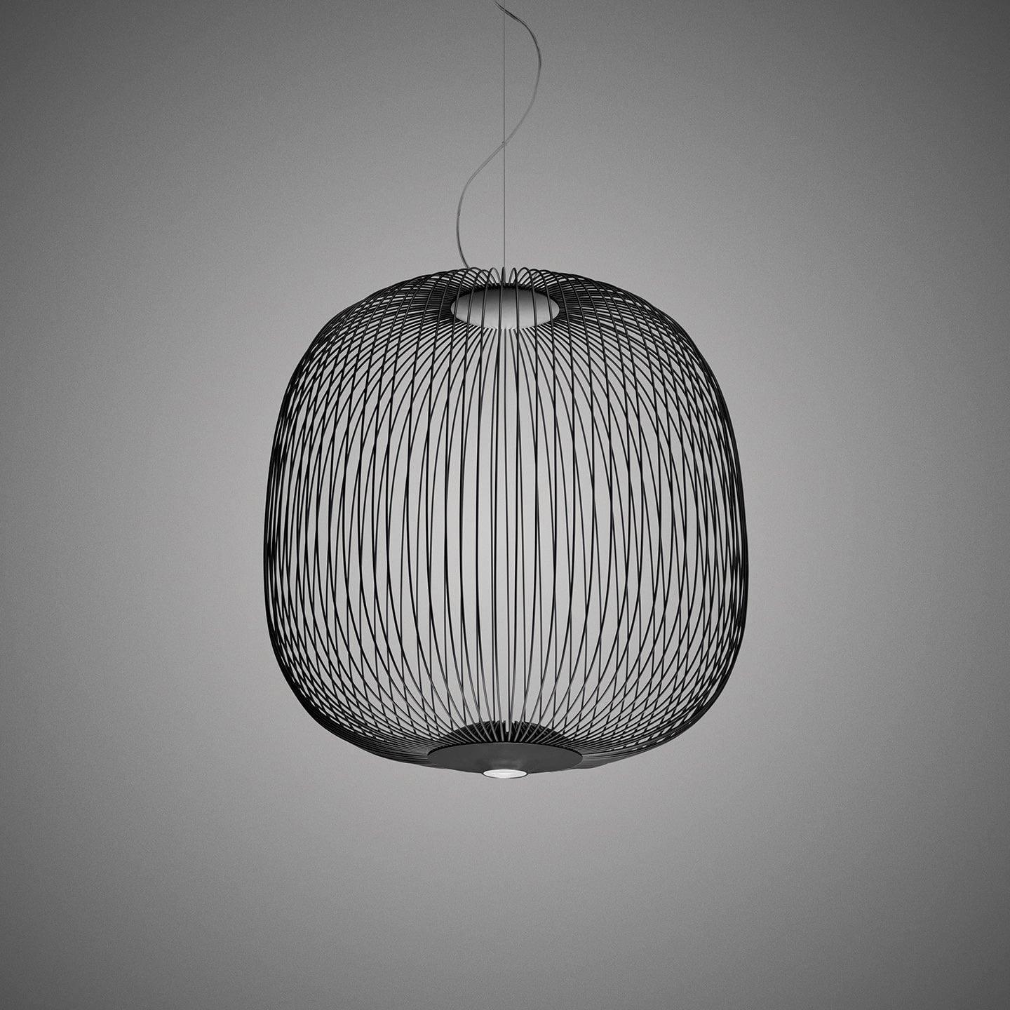 Aero Lightweight Spokes Cage Pendant Light