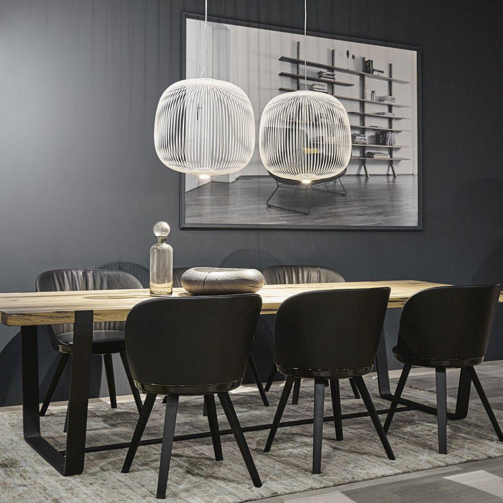 Aero Lightweight Spokes Cage Pendant Light
