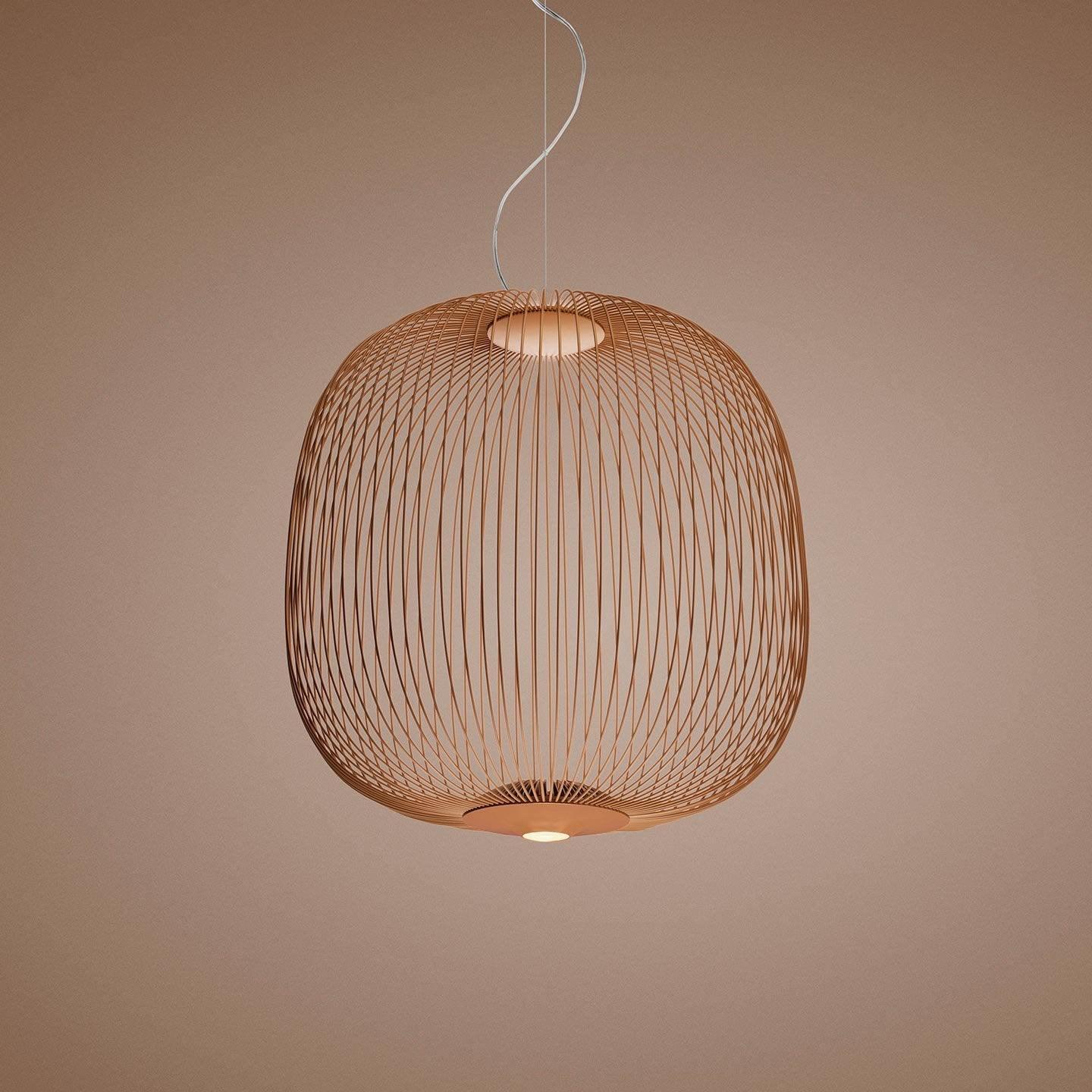 Aero Lightweight Spokes Cage Pendant Light