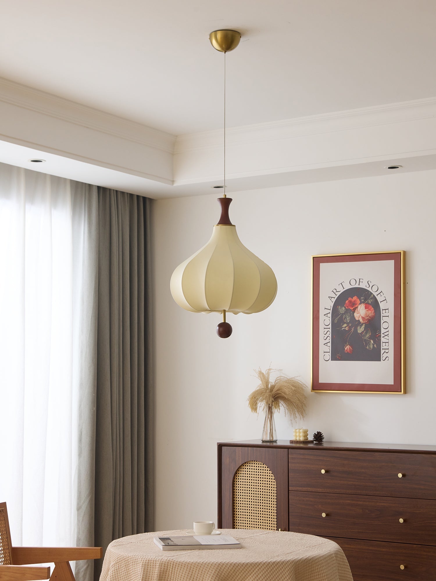 Mymira Traditional Elegance Wood Pendant Light - Letslighting