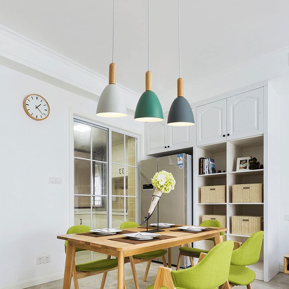 Valentina Modern Minimalist LED Pendant Light /Wood Living Room/Bedroom - Letslighting