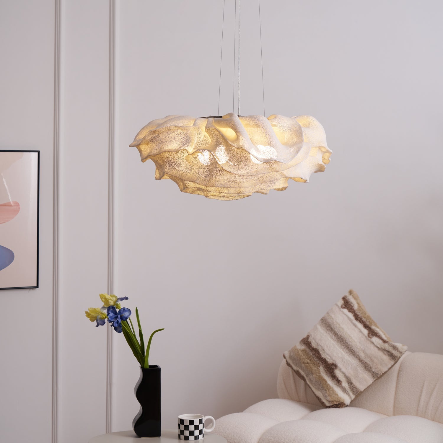 Wavern Steel Artistic Pendant Light - Letslighting