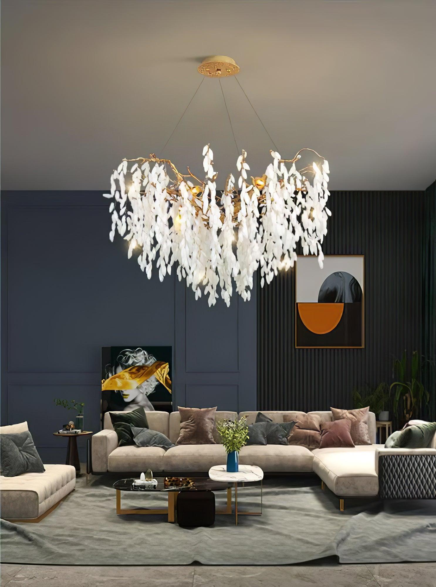 Florealis Cascading Crystal Chandelier - Letslighting